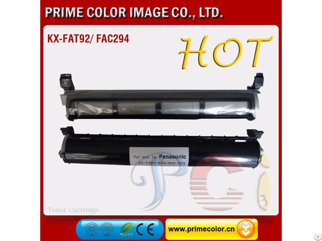 Black Toner Cartridge For Panasonic Kx Fat92 New Build