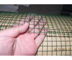 Dark Green Welded Wire Mesh Electro Galvanized Steel Grid Surface Passivation Construction