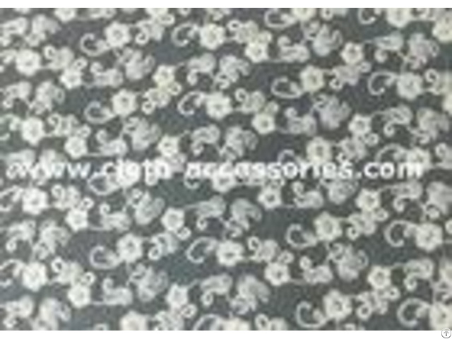 Floral Knitted White Net Lace Fabric Trimmings With Sun Flower Pattern