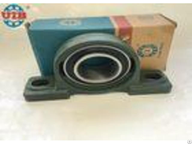 Uc208 Industrial Insert Ball Bearings With P208 Cast Iron Green Gray Bearing Housing