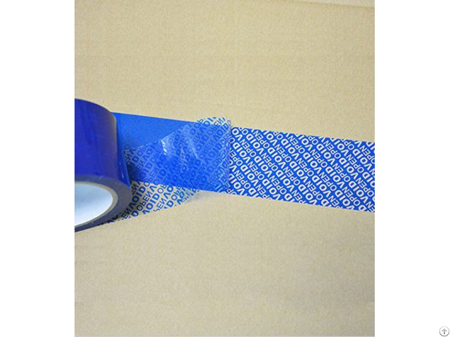 Security Tape Without Release Liner