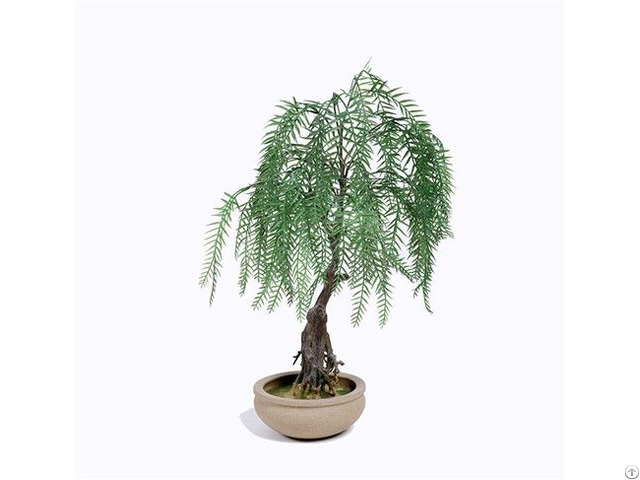 Plastic Weeping Willow Bonsai