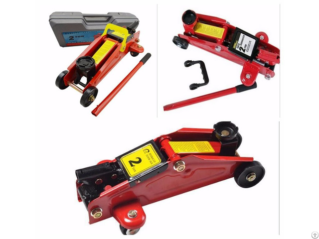 Portable Car Repair Tool Kit Lifting 360 Deg Rotational Floor Jack