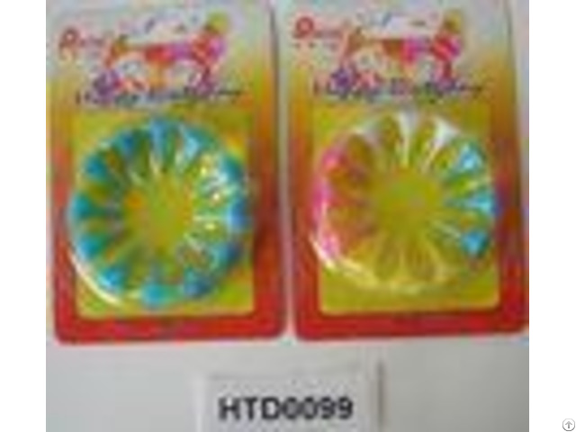 Plastic Birthday Candle Holders Flower Shaped For Cupcake Decorations Food Grade