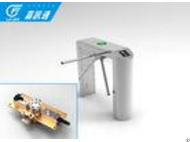 Rfid Access Control Vertical Tripod Turnstile 304 Stainless Steel Channel Width 550 600mm