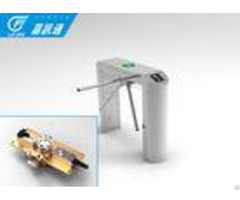 Rfid Access Control Vertical Tripod Turnstile 304 Stainless Steel Channel Width 550 600mm