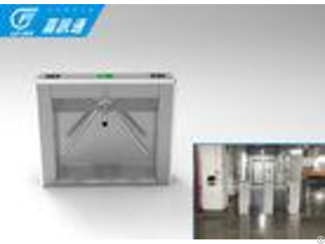 110v Autoamtic Card Reader Tripod Access System Airports Stainless Steel Turnstiles