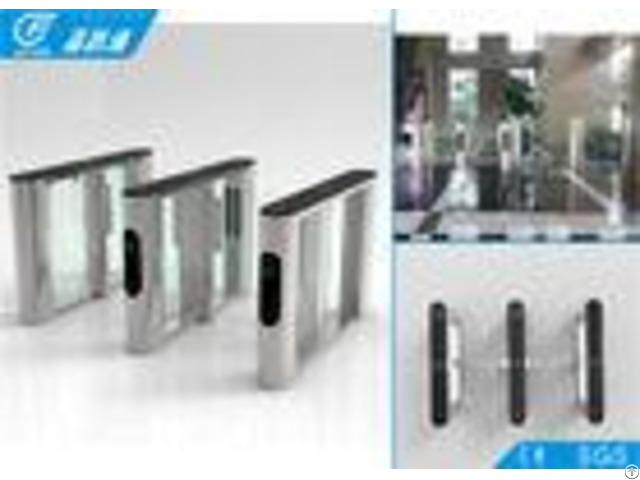 Durable Stable Optical Flap Gate Barrier Turnstile Access Control System Sus 304 Housing