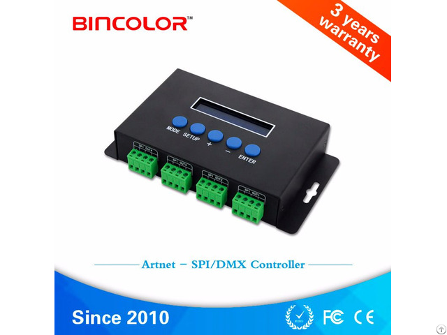 Bincolor Led Ethernet Spi Dmx Pixel Light Controller Bc 204