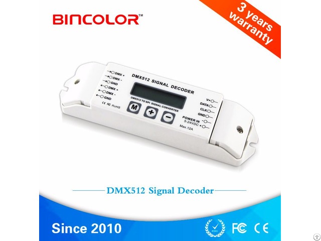 Bincolor Led Lcd Display Dmx512 Signal Decoder Bc 820