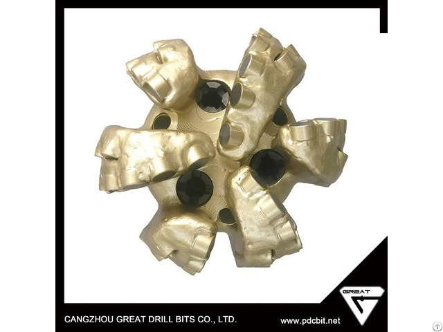 Six Blades Steel Body Pdc Bit For Water Well Drilling