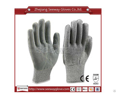 Seeway B513 Hppe Cow Leather Cut Resistant Industrial Safety Work Gloves