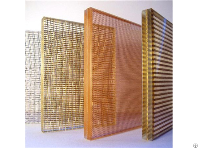 Fabric Mesh Laminated Glass