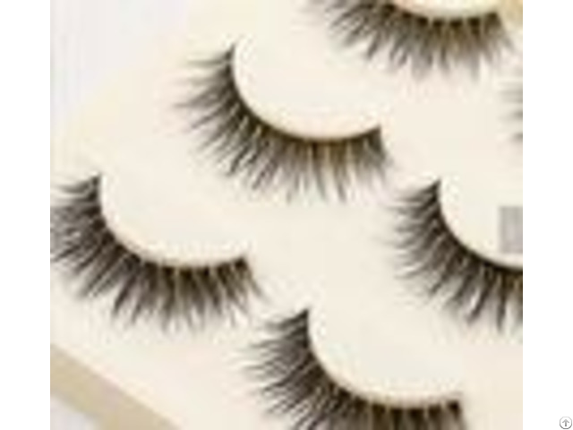 Custom Packaging False Strip Eyelashes Artificial 3d Fiber Lashes 100 Percent Handmade