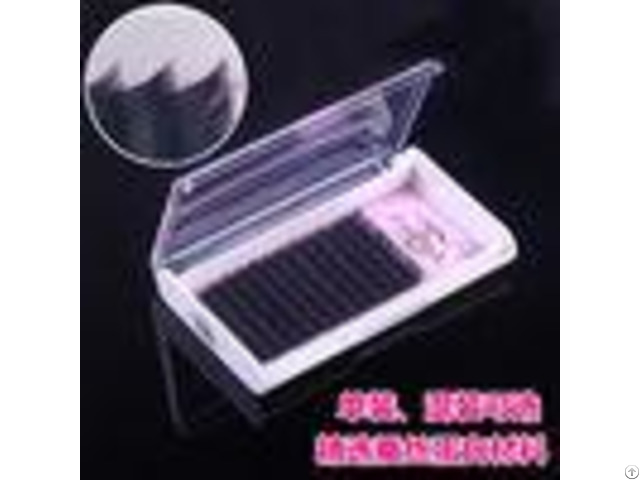 Soft Korean Silk Eyelash Individual Extensions Natural Looking 12 Rows Per Tray