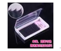 Soft Korean Silk Eyelash Individual Extensions Natural Looking 12 Rows Per Tray