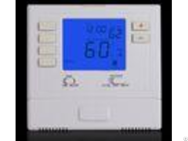 Single Stage Underfloor Heating Room Thermostat 24v With Blue Backlight