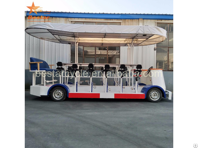 Electric Leisure Sightseeing Special City Bus Beer Bike Party Manufacturer