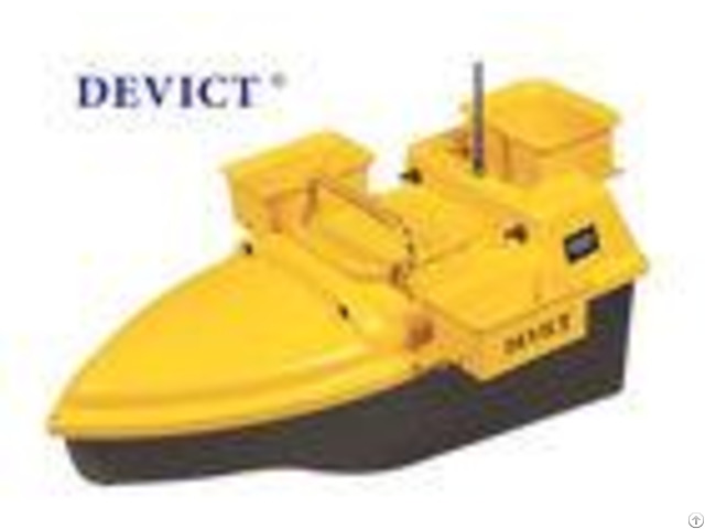 Devc 203 Rc Fishing Bait Boat Yellow Abs Plastic 4 5 Class Wave Resistance