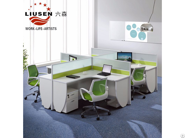 Elegant And Environmental Friendly Office Workstation Green Ls201402