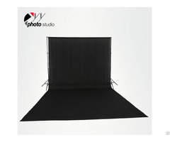 Black Muslin Photography Backdrop