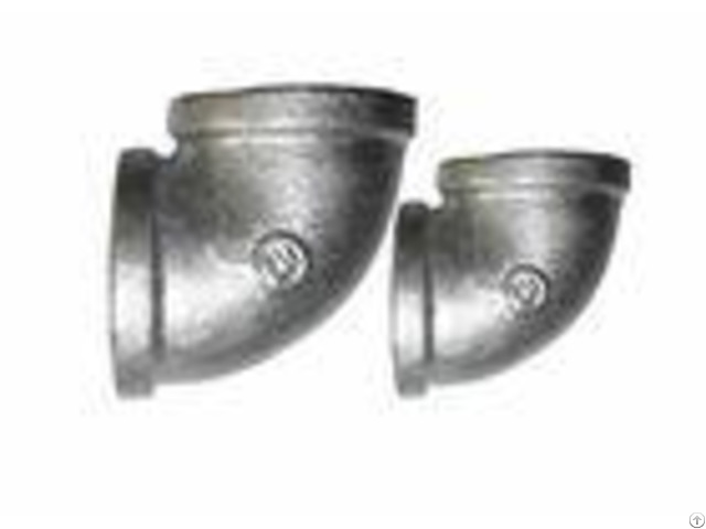 Zinc Plated Metal Elbow Fittings 90 Degrees For Ring High Pressure Vacuum Pump