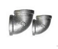 Zinc Plated Metal Elbow Fittings 90 Degrees For Ring High Pressure Vacuum Pump