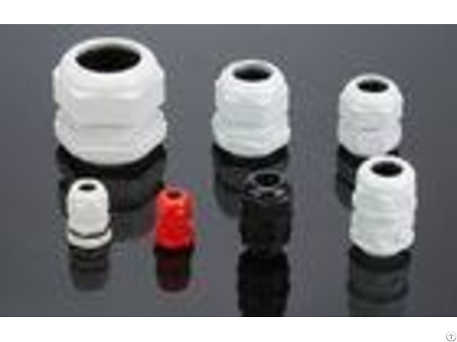 Ex Proof Nylon66 Waterproof Cable Gland White Black Color Pg Type