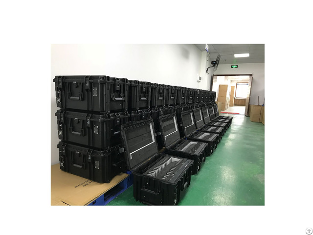 Rugged Tablet Charging And Sync Station Trolley For School