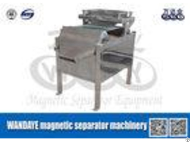 Durable Dry Powder Conveyor Belt Magnetic Separator Iron Remover 15000 Guass