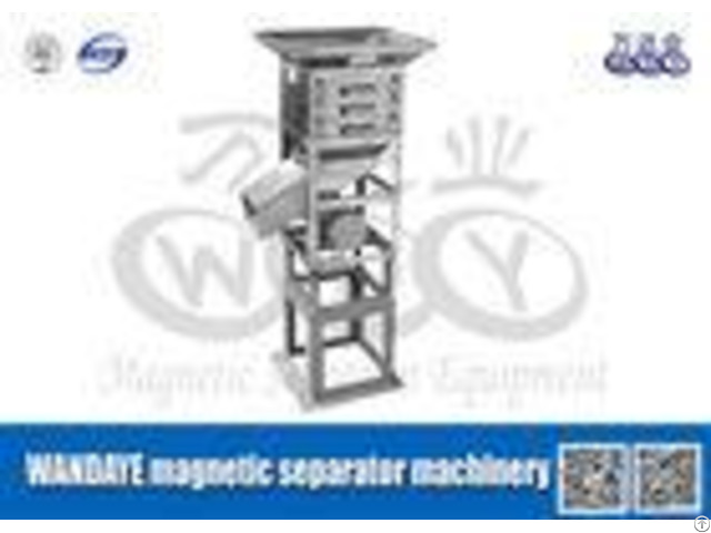 Non Polluting Drum Roller Drawer Magnets High Gradient Magnetic Separator