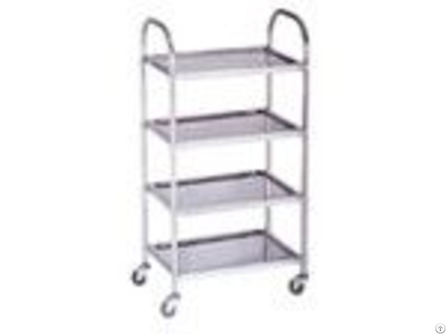 Stainless Steel Hotpot Trolley Square Tube