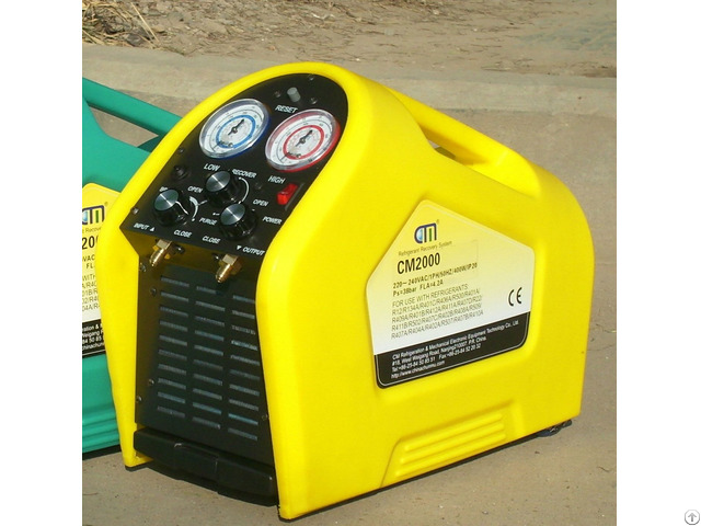 Auto Small Yellow Hot Selling Refrigerant Recovery Machine Cm2000a