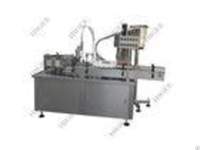 Electronic Smoke Eye Drop Liquid Oil Filling Machine Capping Labeling Line With Piston Pump