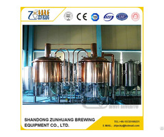 500l Brew House With Red Copper