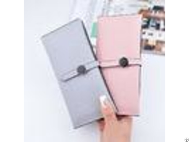 Female Foldable Leather Clutch Wallet Large Capacity For Money Coin Card Holders