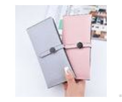 Female Foldable Leather Clutch Wallet Large Capacity For Money Coin Card Holders