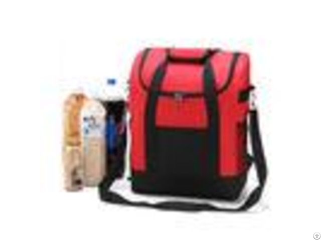 Large Thicken Folding Insulated Cooler Bags With Fresh Keeping Waterproof Nylon