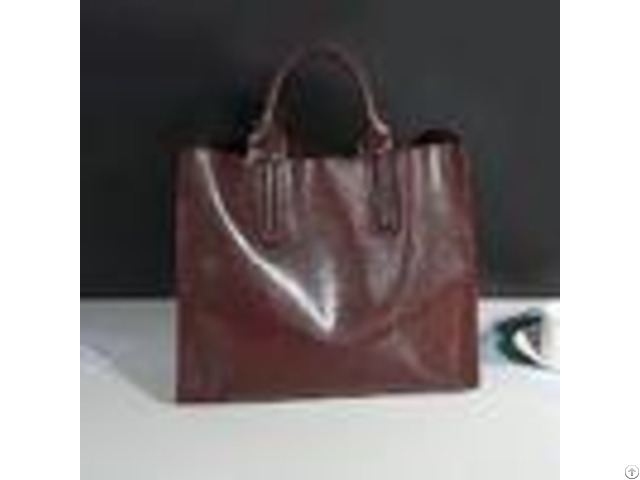 Cowhide Casual Tote Black Leather Handbagswith Mobile Phone Document Pocket