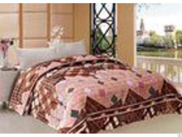 Geometric Design Winter Quilt Sets Stitching 180x240cm 220x240cm Multiple Sizes