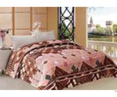 Geometric Design Winter Quilt Sets Stitching 180x240cm 220x240cm Multiple Sizes