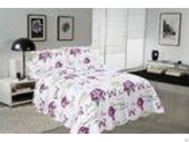 Rose Butterfly Cotton House Quilt Covers With Colorful Printed Pattern Styles