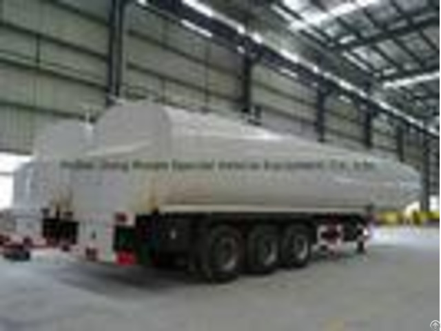 50ton Liquid Asphalt Tanker Semi Trailer With 2tbl45p Baltur Heating And Insulation