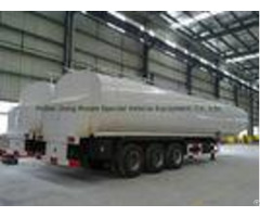 50ton Liquid Asphalt Tanker Semi Trailer With 2tbl45p Baltur Heating And Insulation