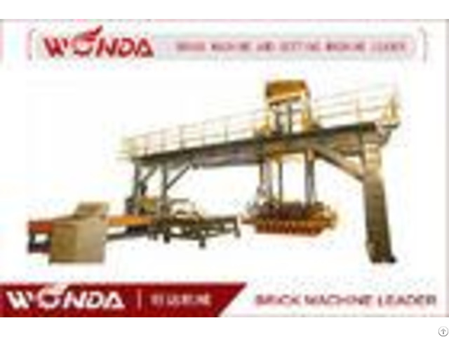 Clay Brick Setting Machine Fully Automatic Iso Bis Certificated For Tunnel Kiln