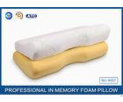 Home Standard Size Curved Memory Foam Pillow For Neck Pain And Side Sleeper