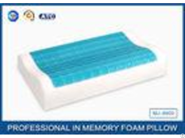 Polyurethane Visco Elastic Silicon Contour Gel Memory Foam Pillow Neck Support 50x30cm