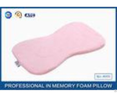 Non Toxic Breathable Memory Foam Baby Pillow Head Support Jacquard Velour Cover