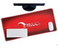 Full Color Printing Extended Keyboard Mouse Pad Anti Slip With Stitched Edges