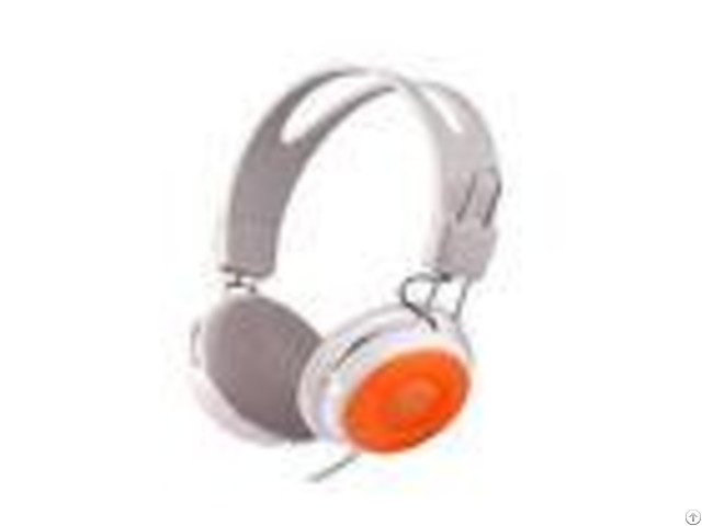 Multi Function Noise Eliminating Headphones For Pc Gaming Orange Color